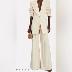 Anna Quan Wide Legs Plated Pants Size 6